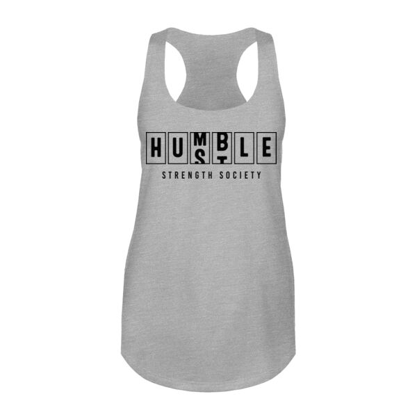 HUMBLE HUSTLE - WOMEN'S FITTED TANK TOP Thumbnail